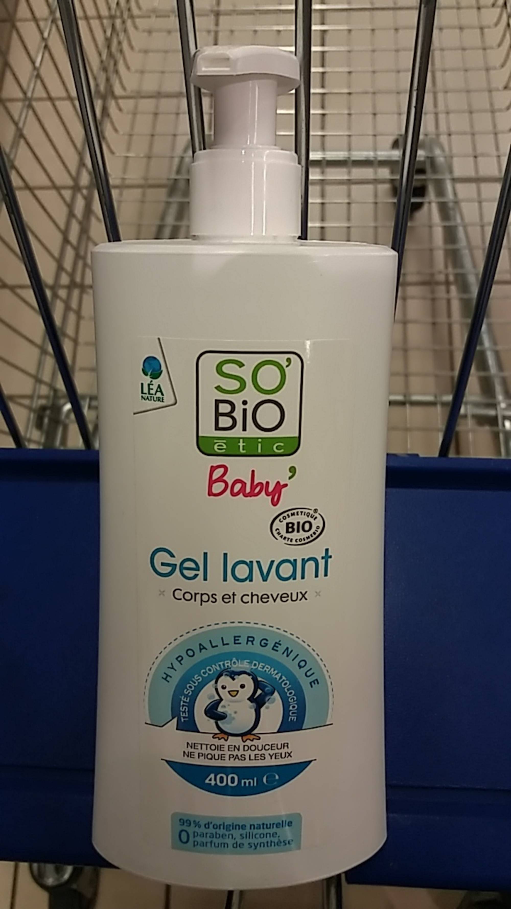 SO'BIO ÉTIC - Baby's gel lavant corps et cheveux