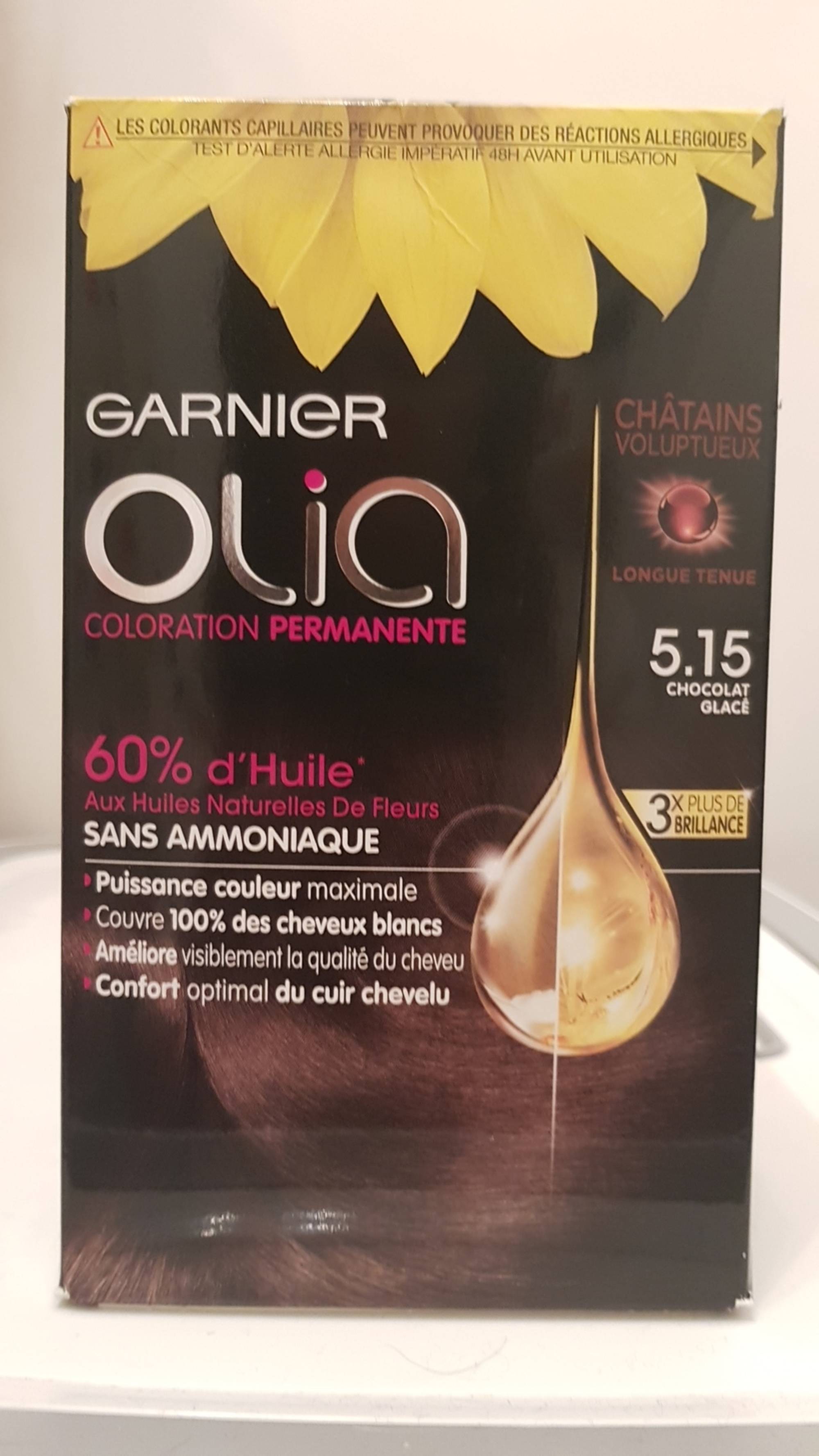 GARNIER - Olia - Coloration permanente châtains voluptueux 5.15 chocolat glacé