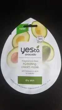 YES TO - Avocado - Fragrance-free hydrating cream mask