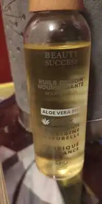 BEAUTY SUCCESS - Aloe vera bio - Huile de soin nourrissante