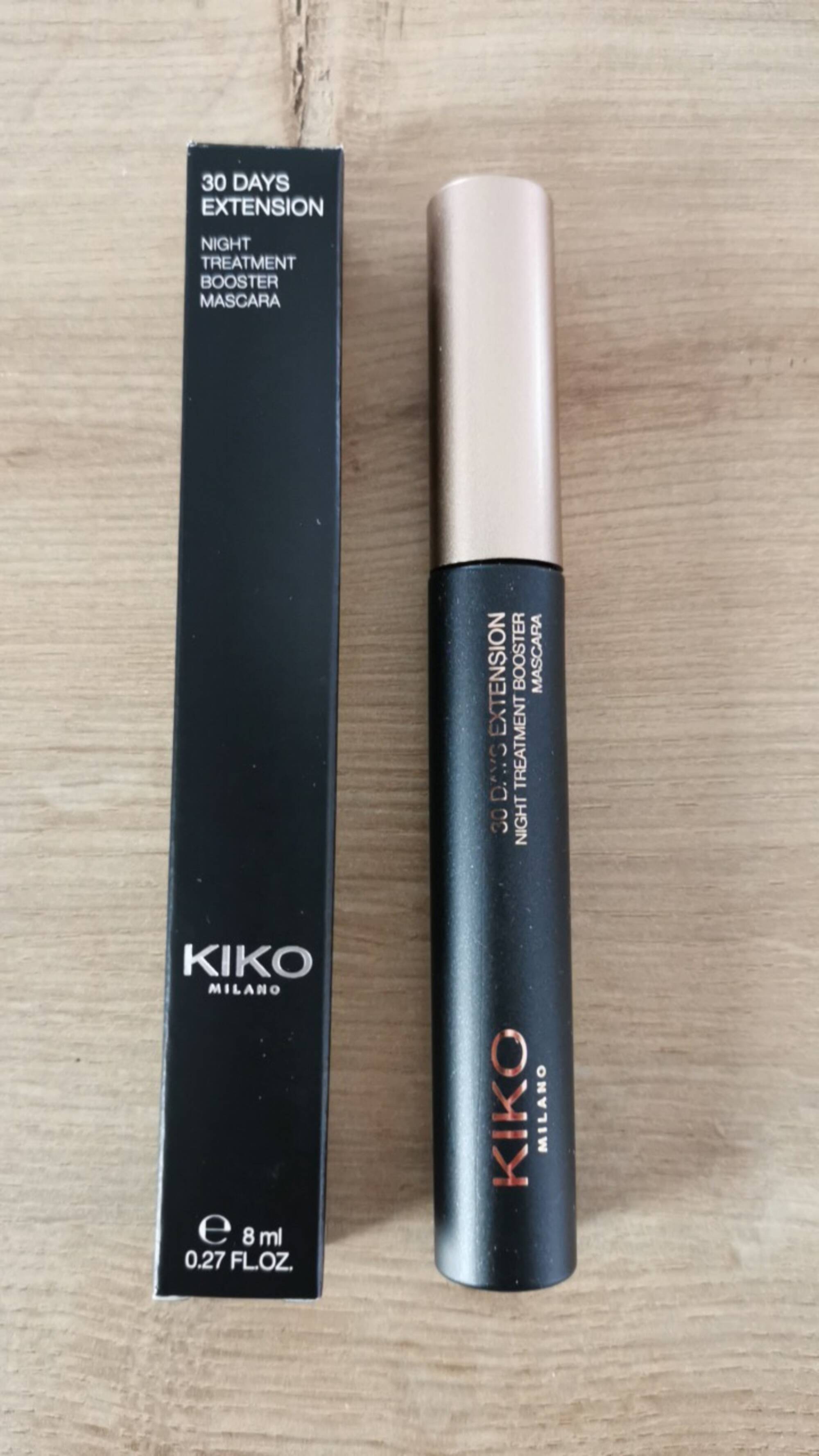 KIKO - 30 days extension - Night treatment Booster mascara