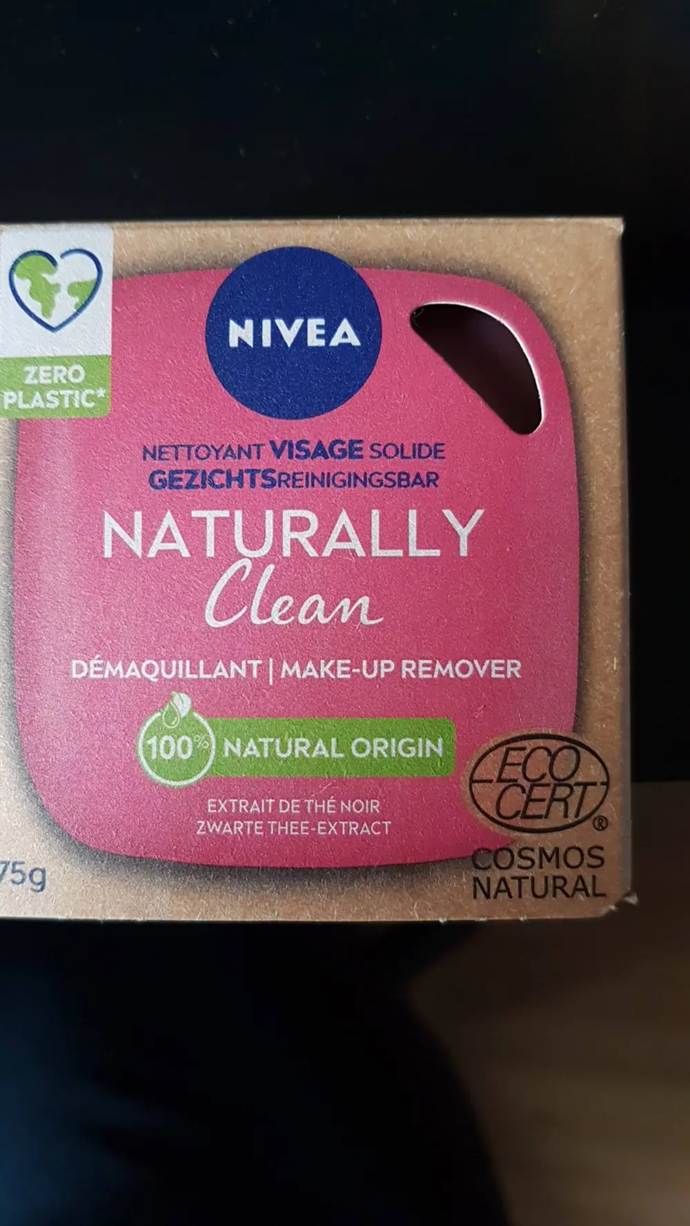 NIVEA - Naturally - Nettoyant visage solide