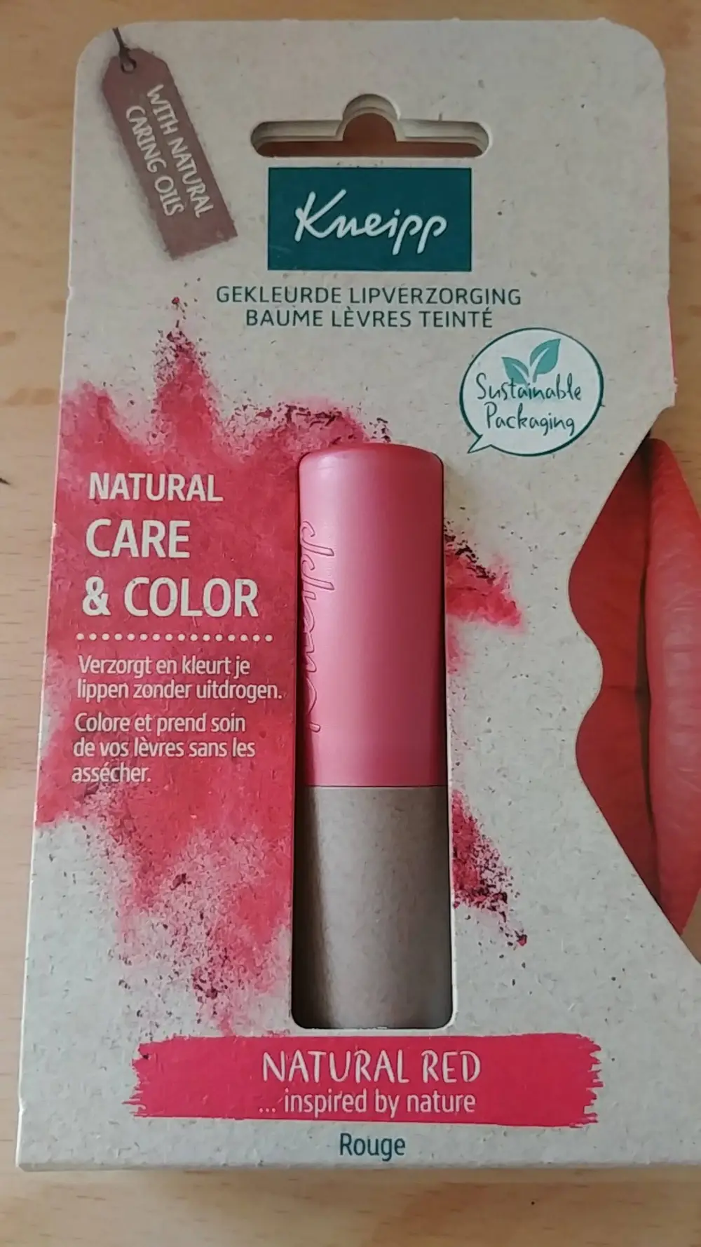 KNEIPP - Baume lèvres teinté rouge