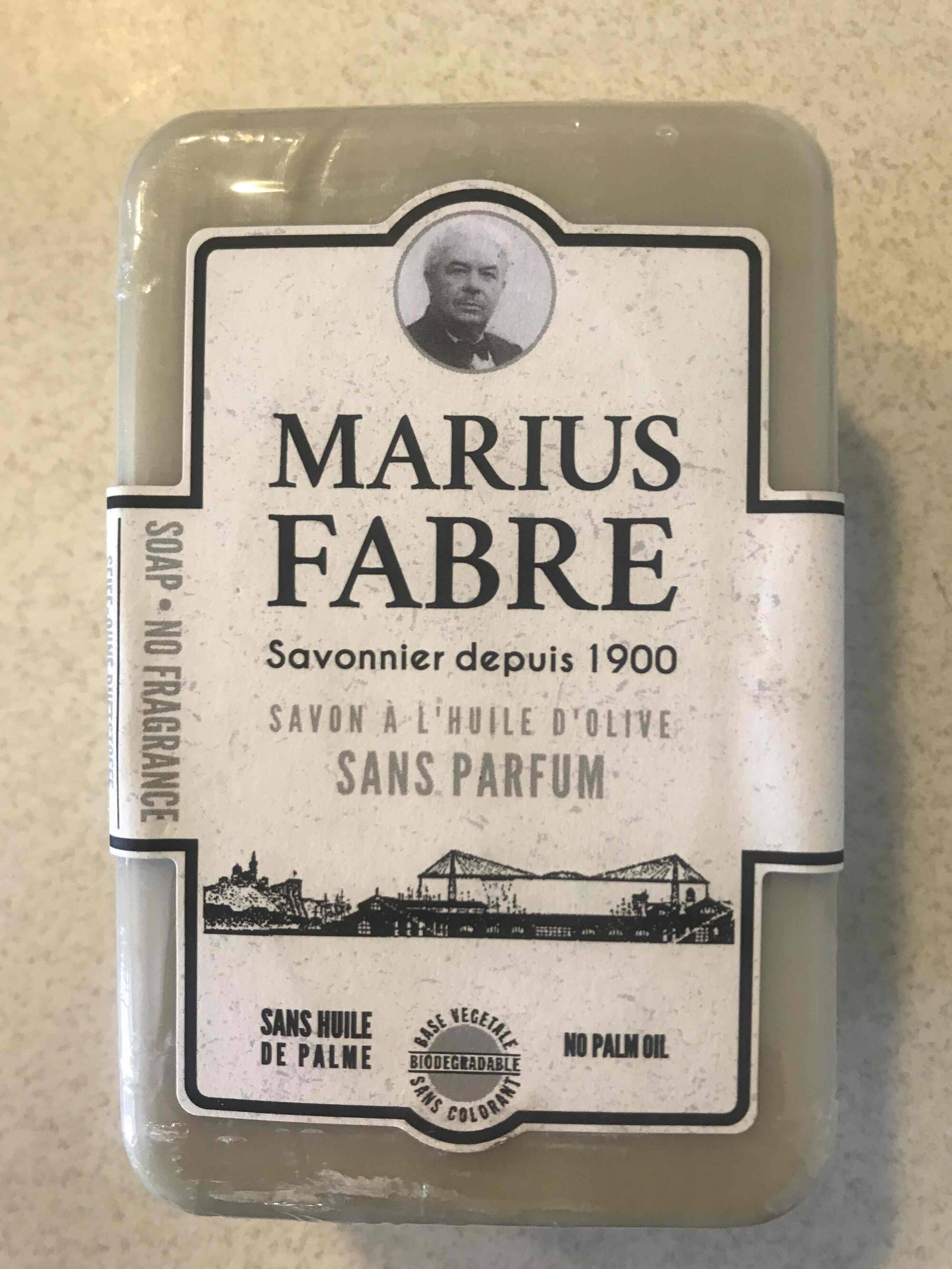MARIUS FABRE - Savon à l’huile d’olive sans parfum