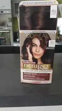 L'ORÉAL - Excellence crème - Coloration sans ammoniaque 4U châtain universel