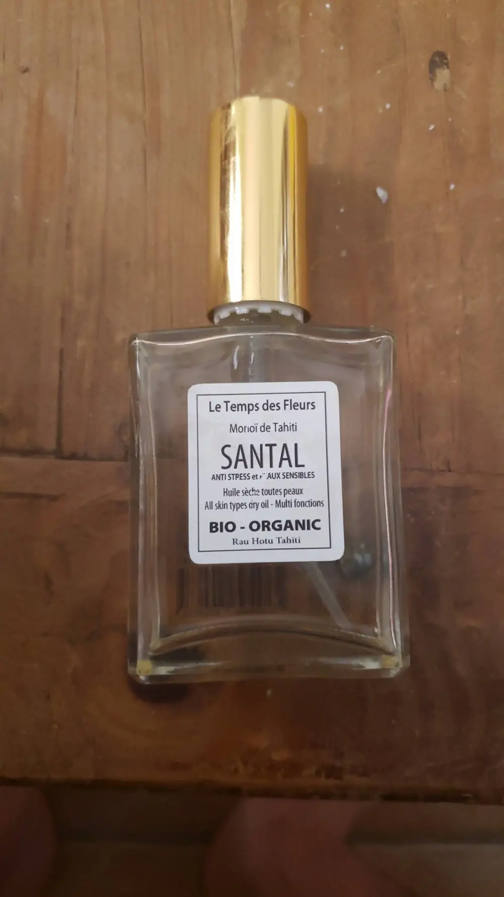 SANTAL -  Huile sèche toutes peaux bio organic