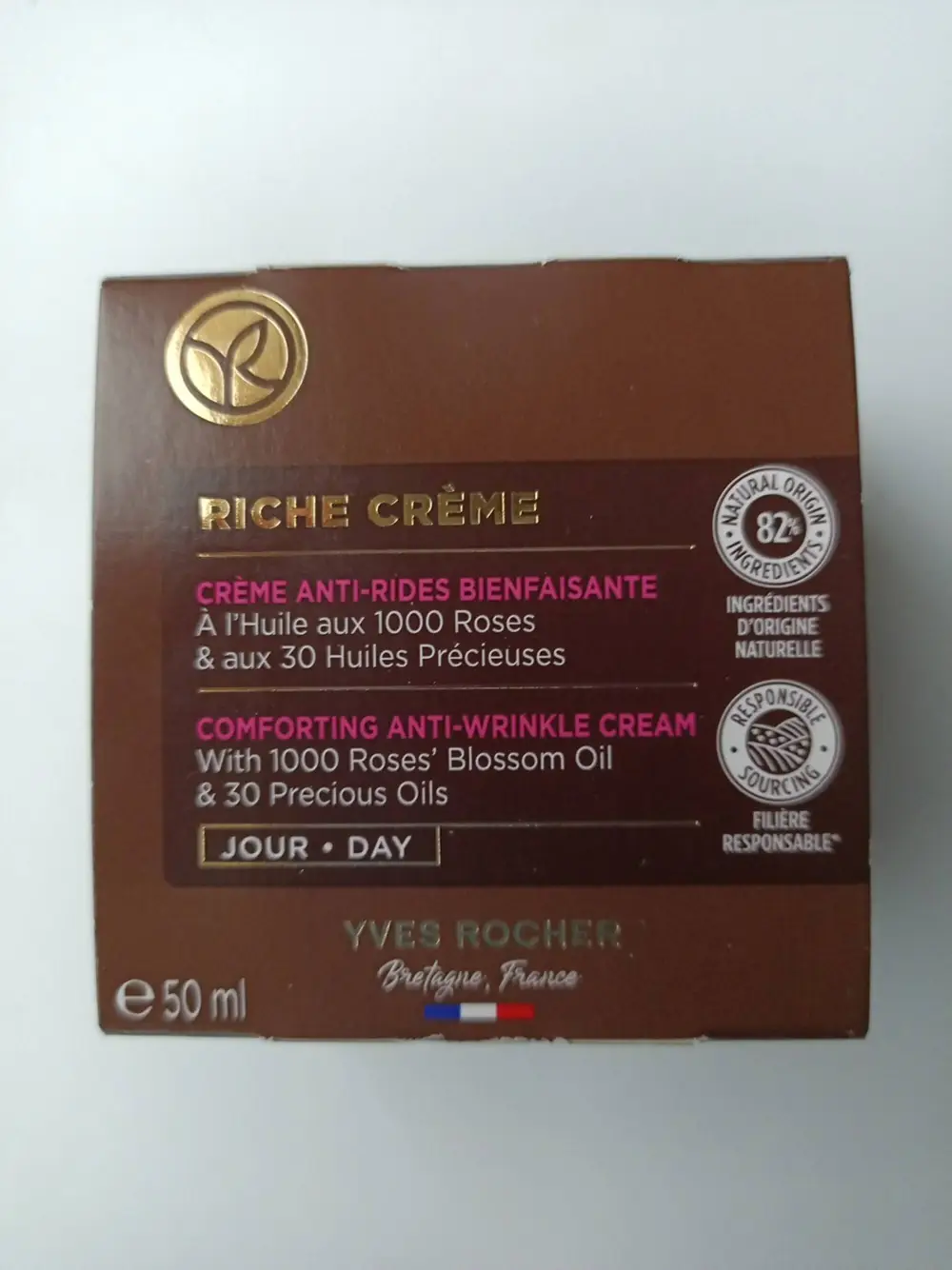 YVES ROCHER - Riche crème anti-rides bienfaisante 