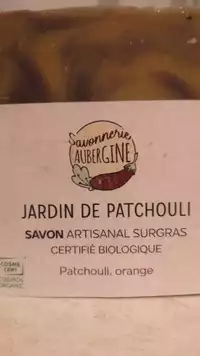 SAVONNERIE AUBERGINE - Jardin de patchouli - Savon artisanal surgras