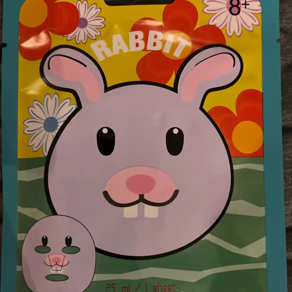 RABBIT - Masque visage en feuille 