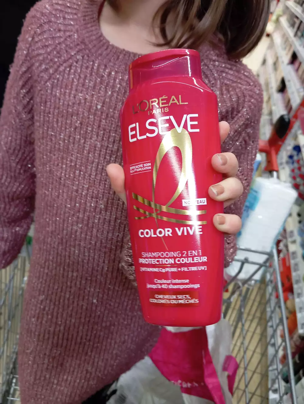 L'ORÉAL PARIS - Elseve color vive - Shampooing 2 en 1 protection couleur