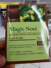 MAGIC NONI - Shampooing  colorant châtain