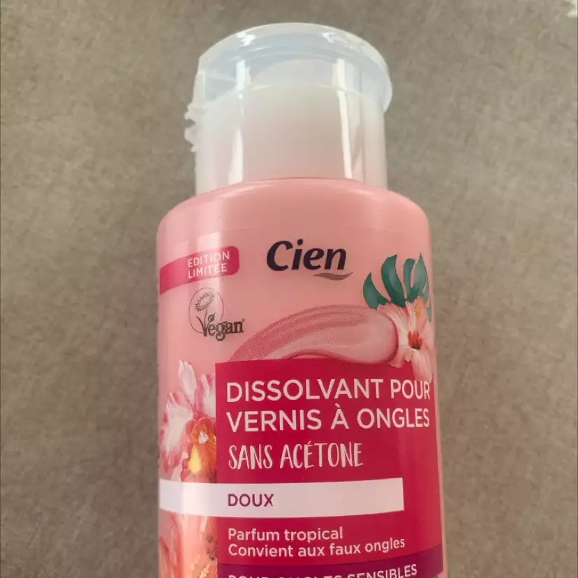CIEN - Doux - Dissolvant pour vernis à ongles