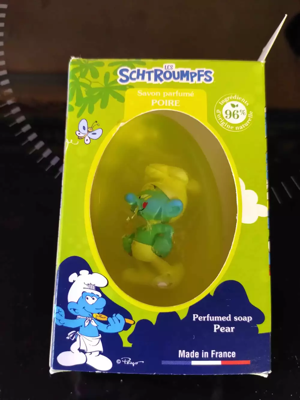 LE COMPTOIR DU BAIN - Les schtroumpfs - Savon parfumé poire