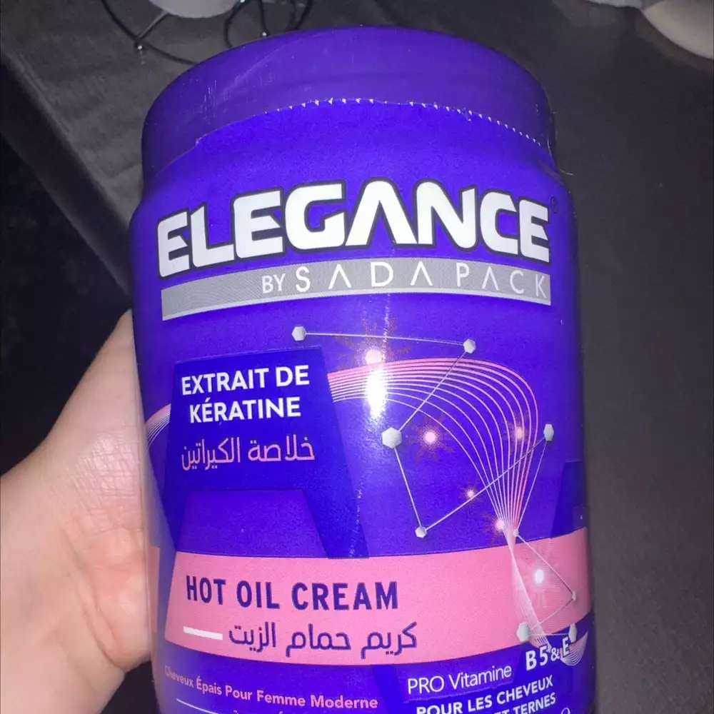 ELEGANCE - Hot oil cream extrait de kératine