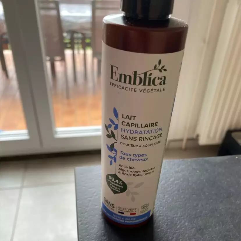 EMBLICA - Lait capillaire hydratation sans rinçage