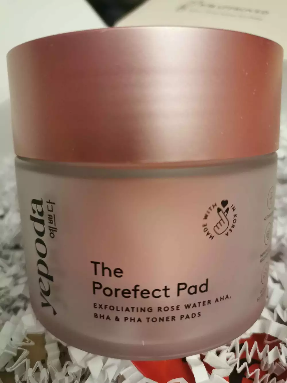 YEPODA - The porefect pad - Exfoliating rose water AHA