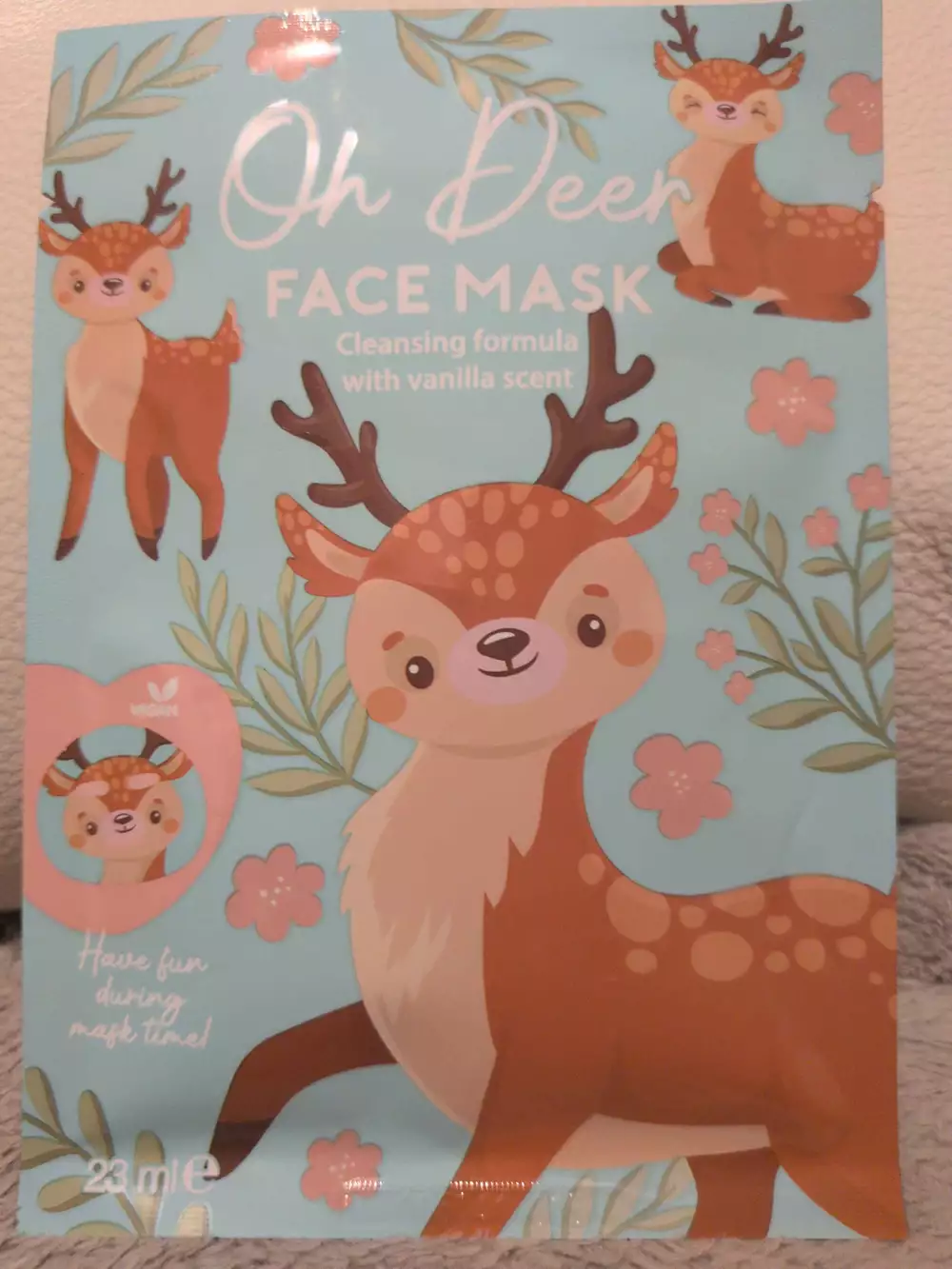 MAXBRANDS - Oh deer - Face mask with vanilla scent