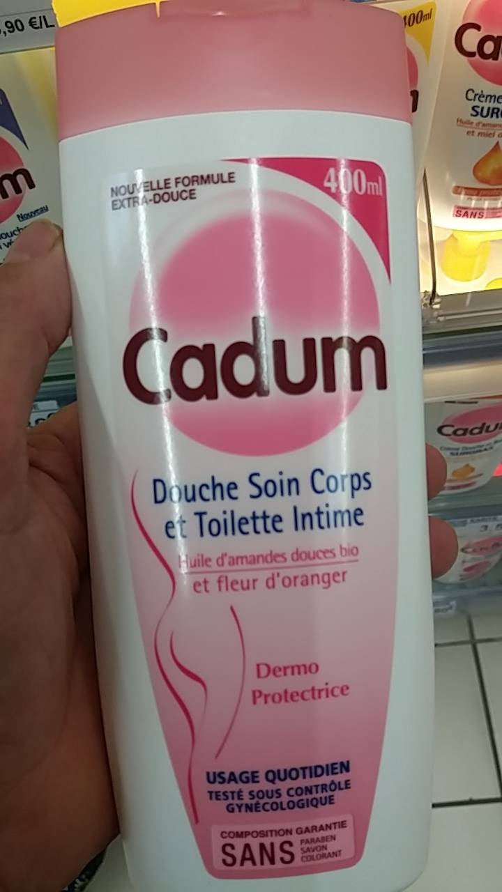 Cadum Intime Crème Douche Soin Corps Fleur d'Oranger 400ml
