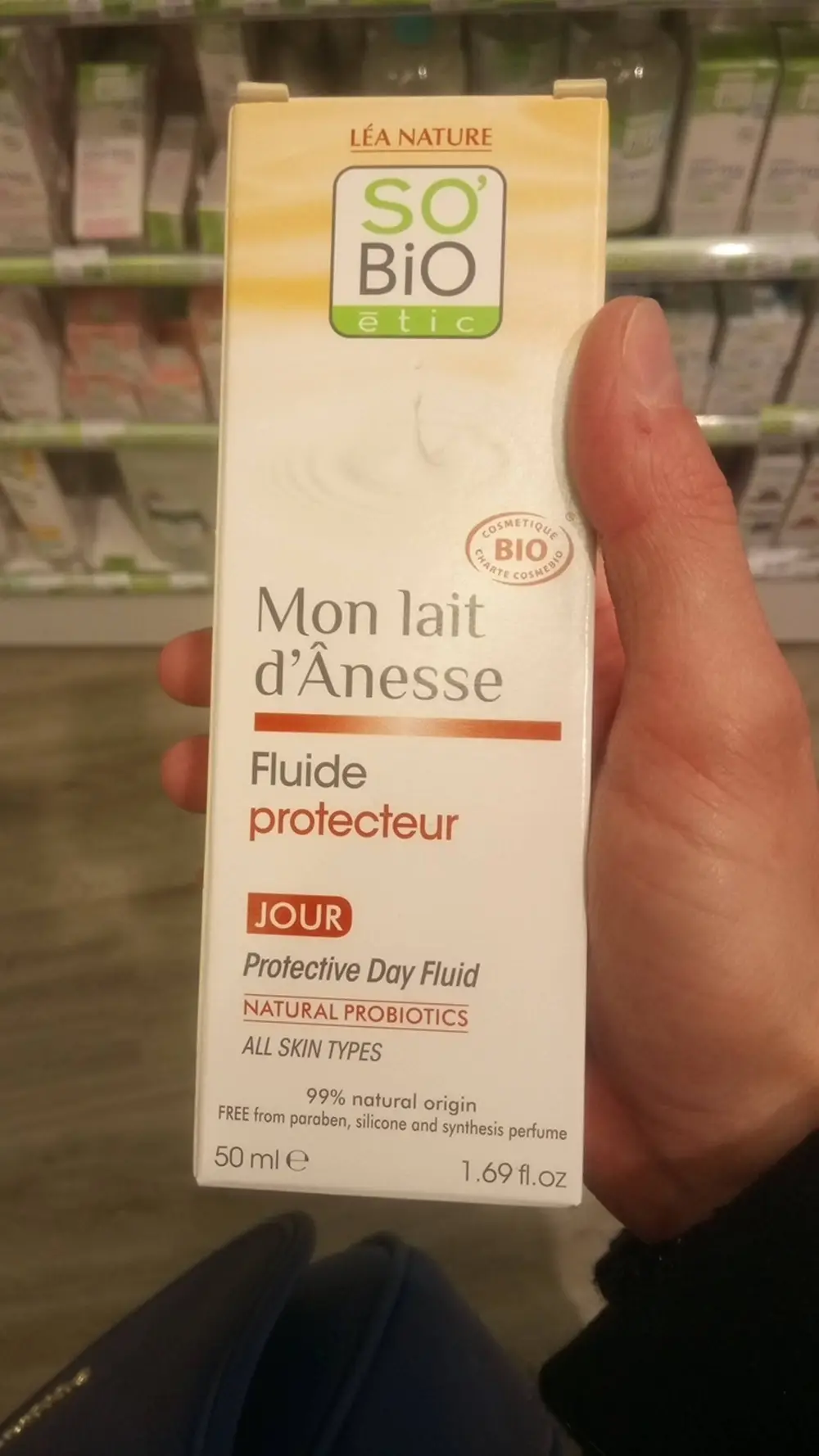 SO'BIO ÉTIC - Mon lait d'ânesse - Fluide protecteur jour bio