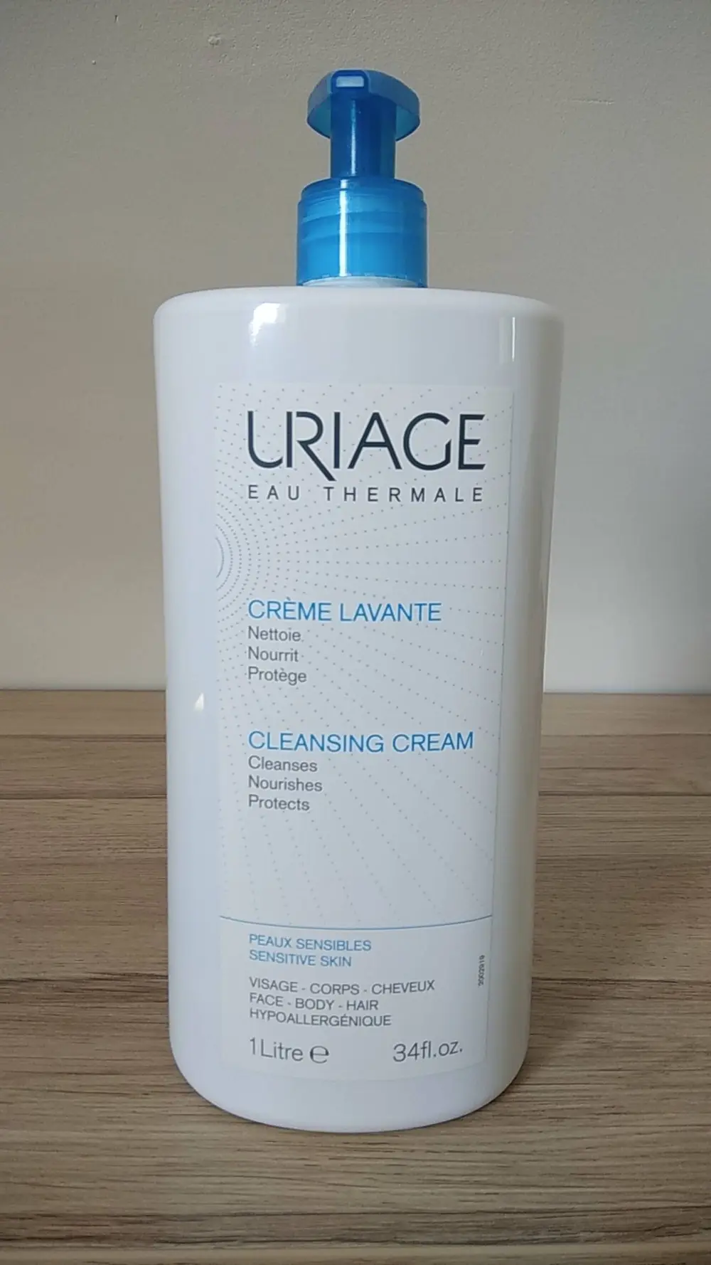 URIAGE - Crème lavante peaux sensibles