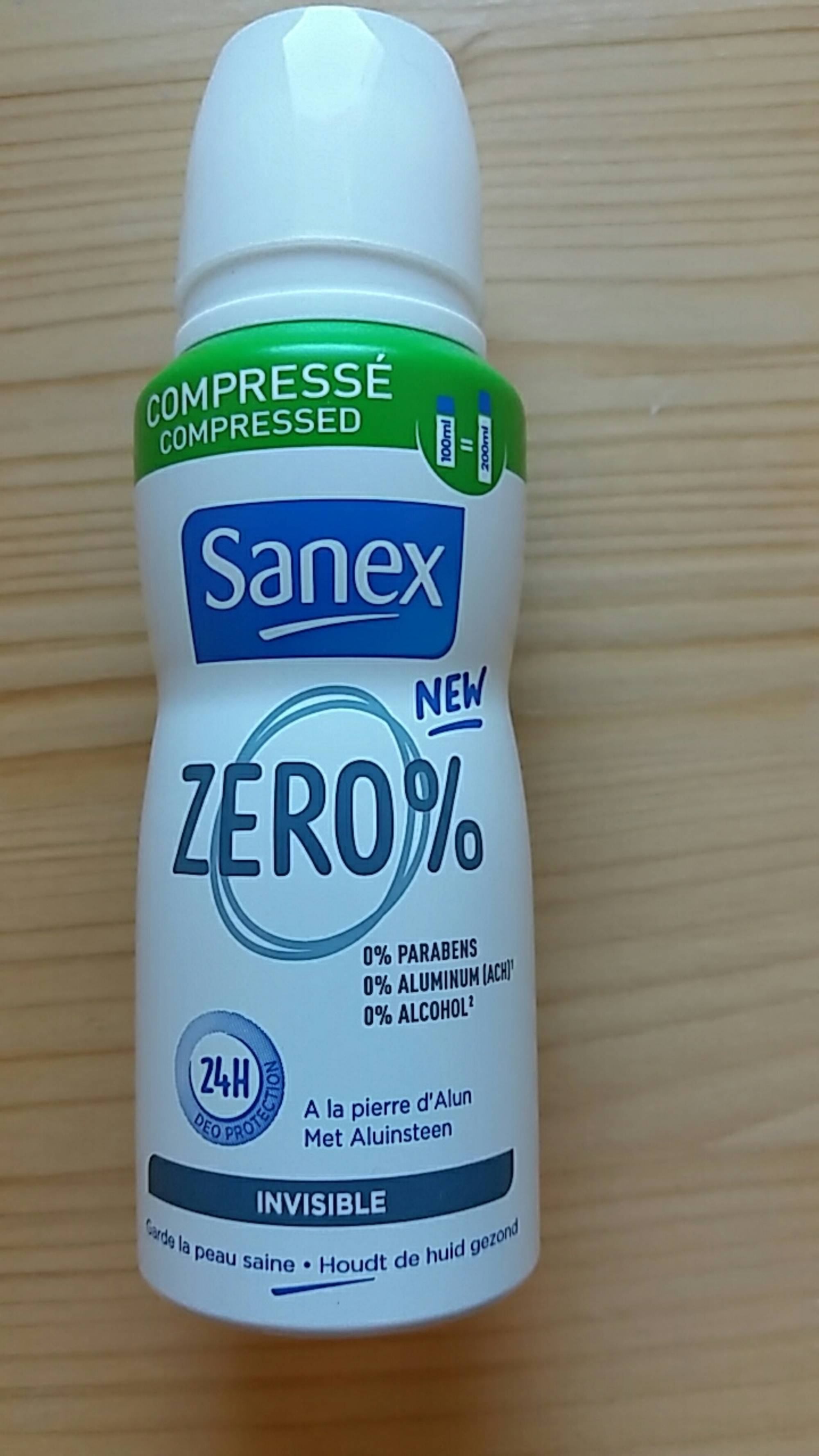 SANEX - Zéro% Invisible - Déo protection 24h