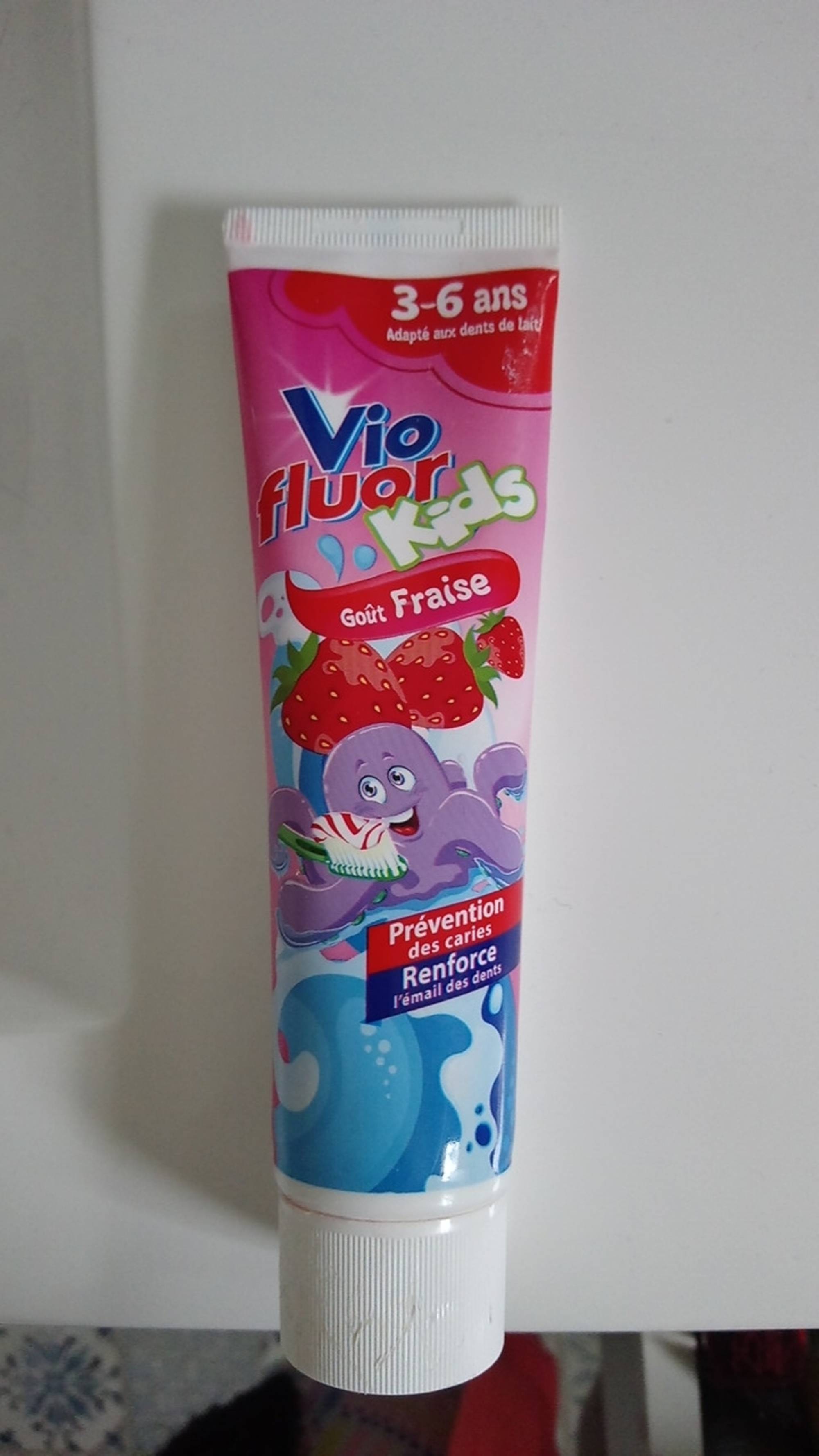 VIOFLUOR - Dentifrice prévention des caries 3-6 ans goût fraise