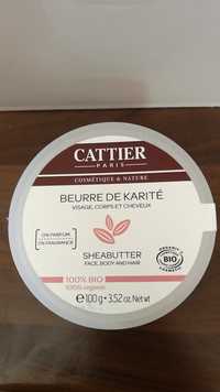 CATTIER - Beurre de karité 100% bio