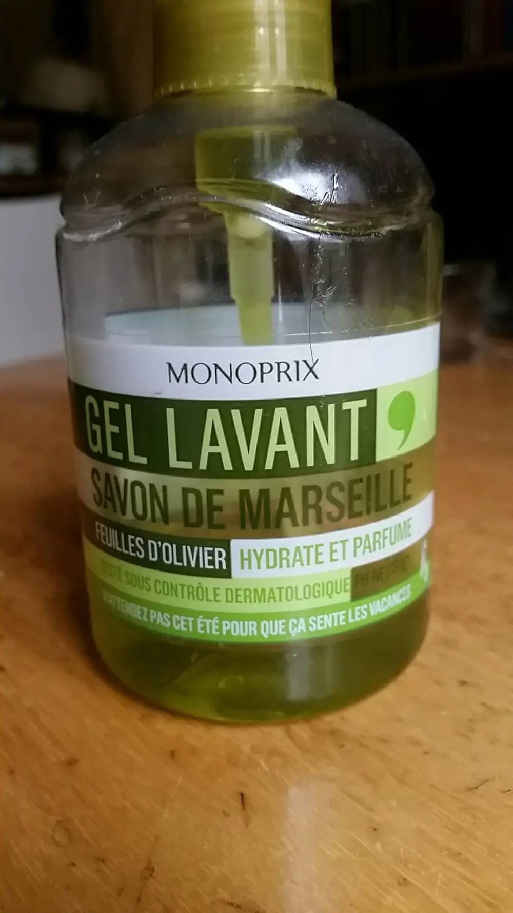 MONOPRIX - Gel lavant - Savon de Marseille feuille d'olivier