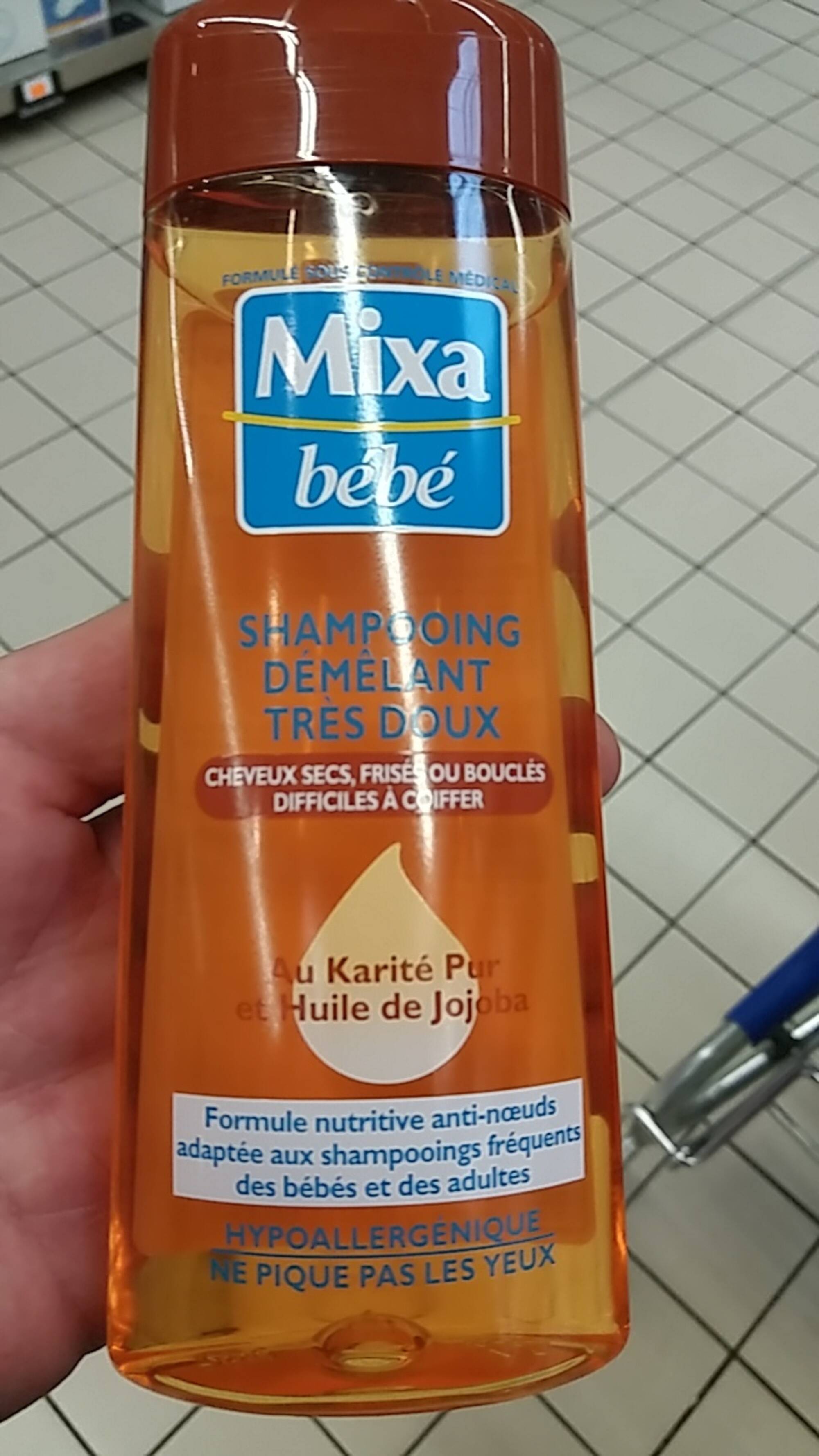 Mixa bébé Shampoing Démêlant Très Doux au Karité Pur - INCI Beauty