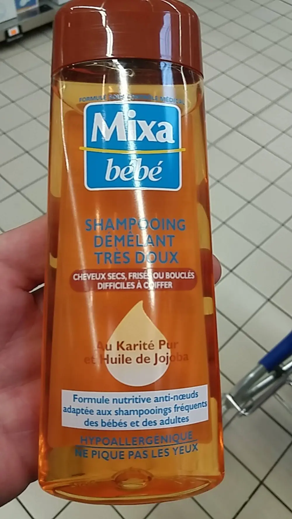 MIXA - Bébé - Shampooing démêlant très doux 