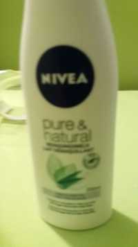 NIVEA - Pure & natural - Lait démaquillant 