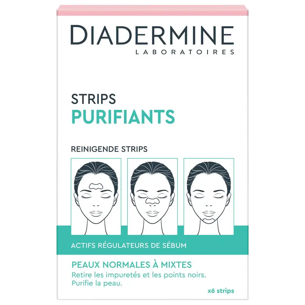 DIADERMINE - DD STRIPS PURIFIANTS 6 PCS