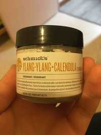 SCHMIDT'S - Ylang-ylang + calendula - Déodorant