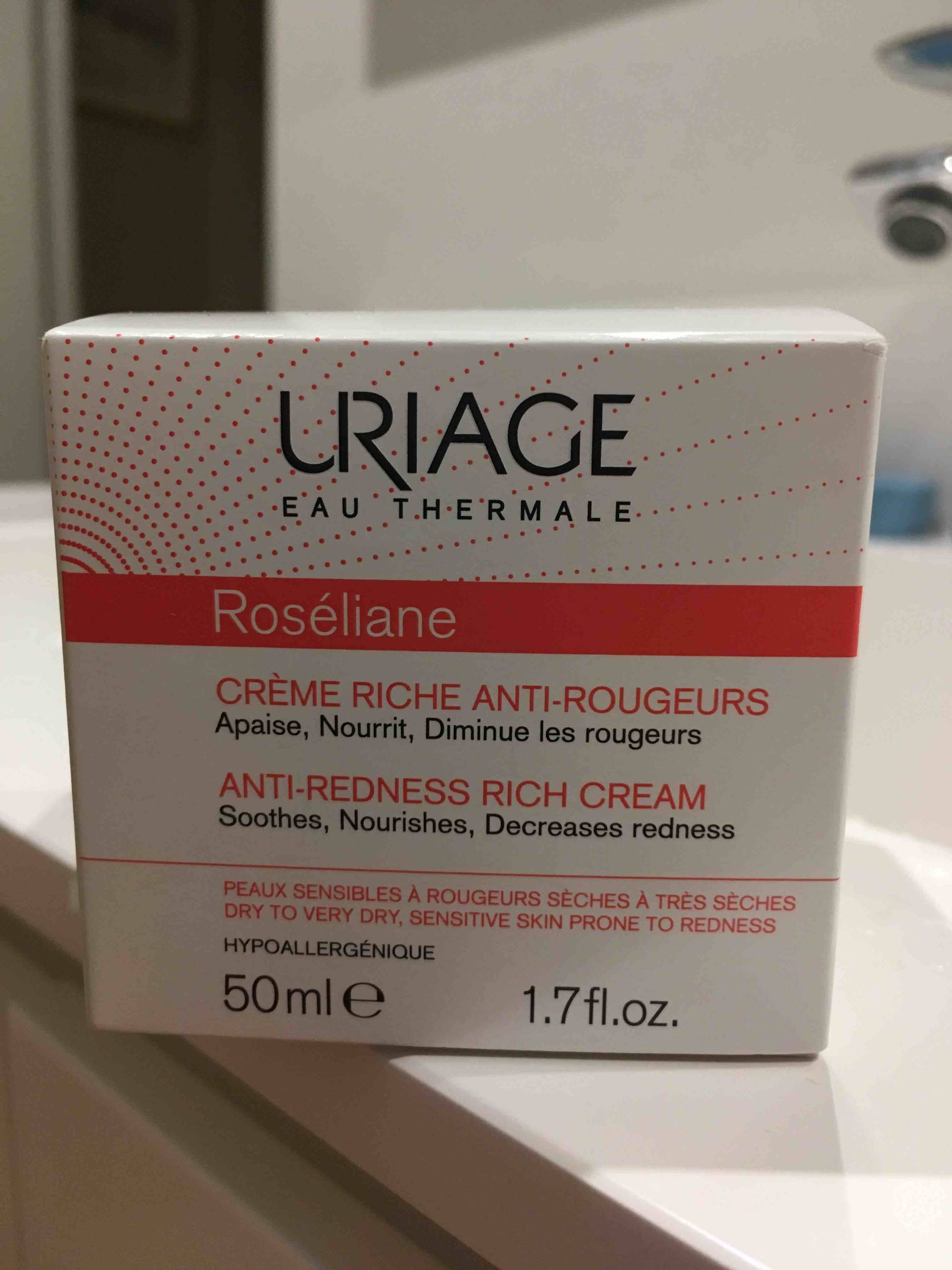 URIAGE - Roséliane - Crème riche anti-rougeurs
