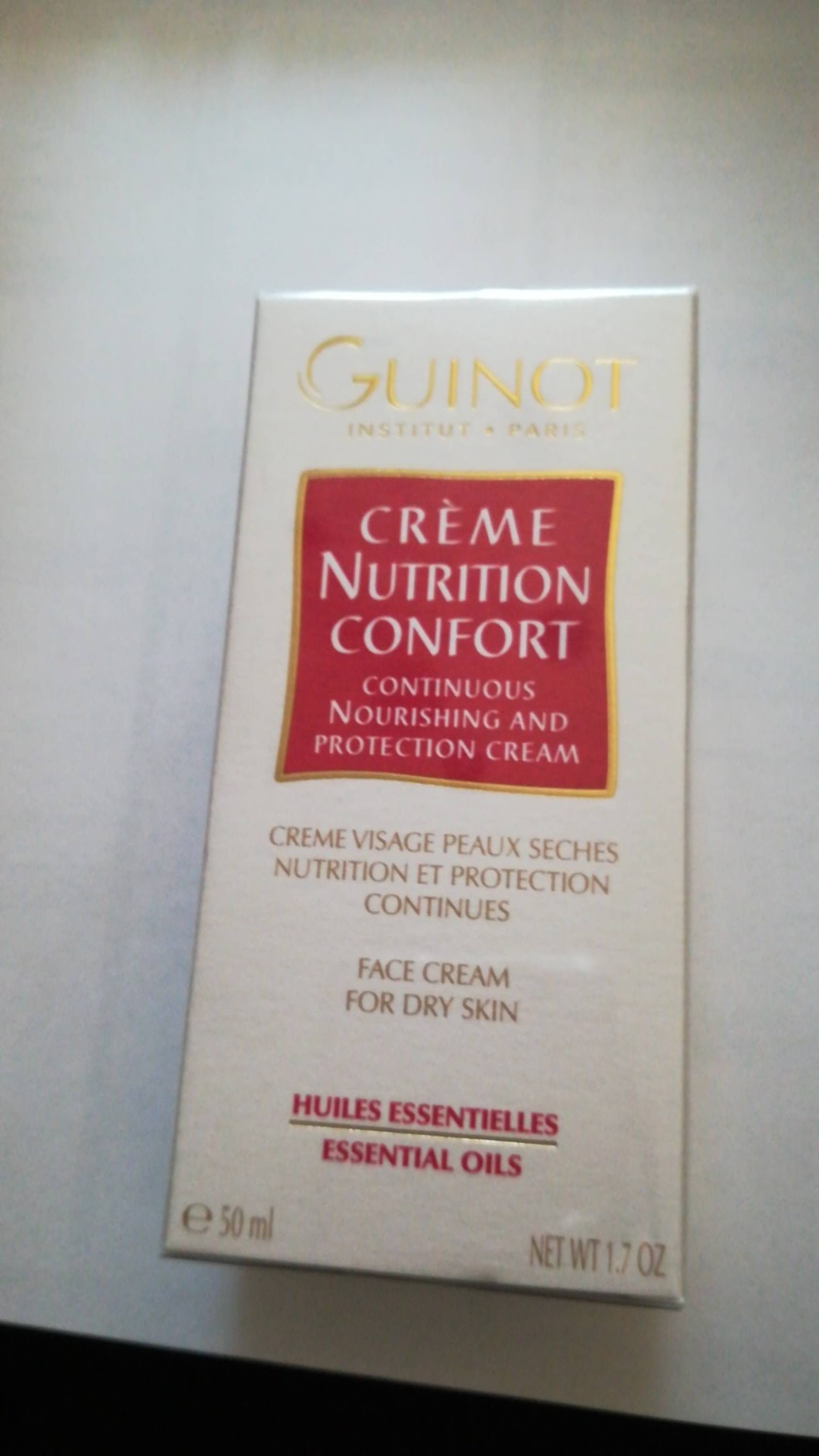 GUINOT - Huiles essentielles - Crème nutrition confort