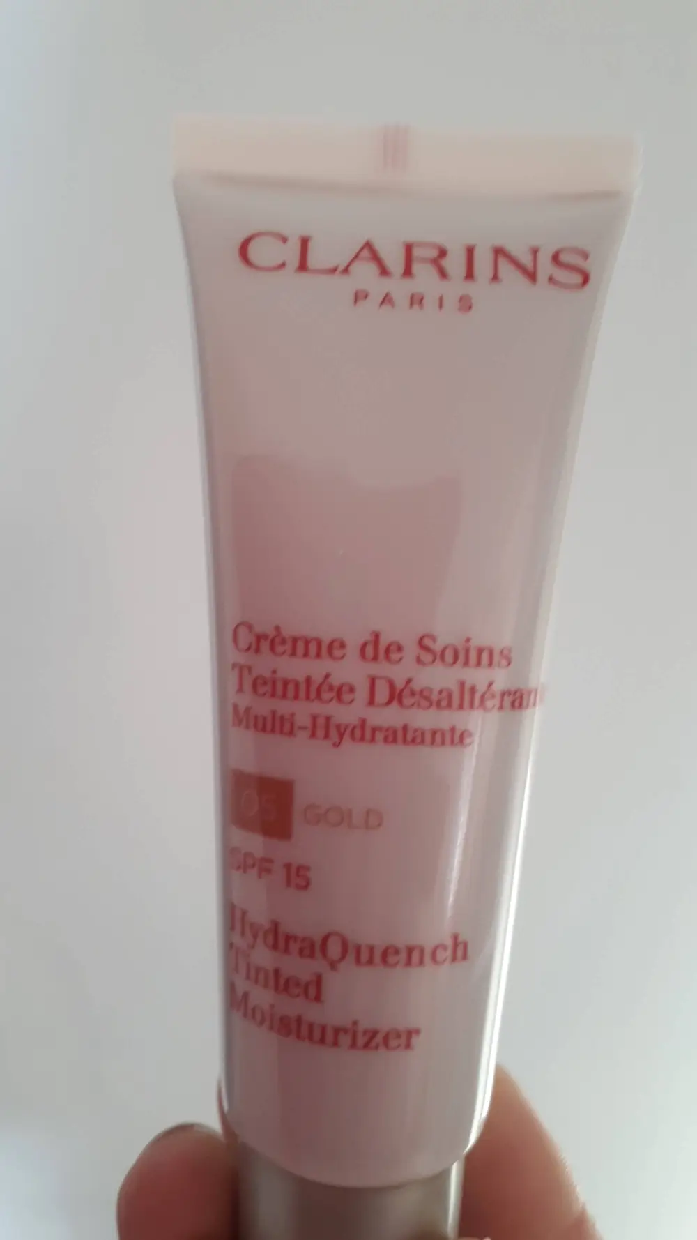 CLARINS - Crème de soins teintée désaltérante Spf 15 - 05 Gold