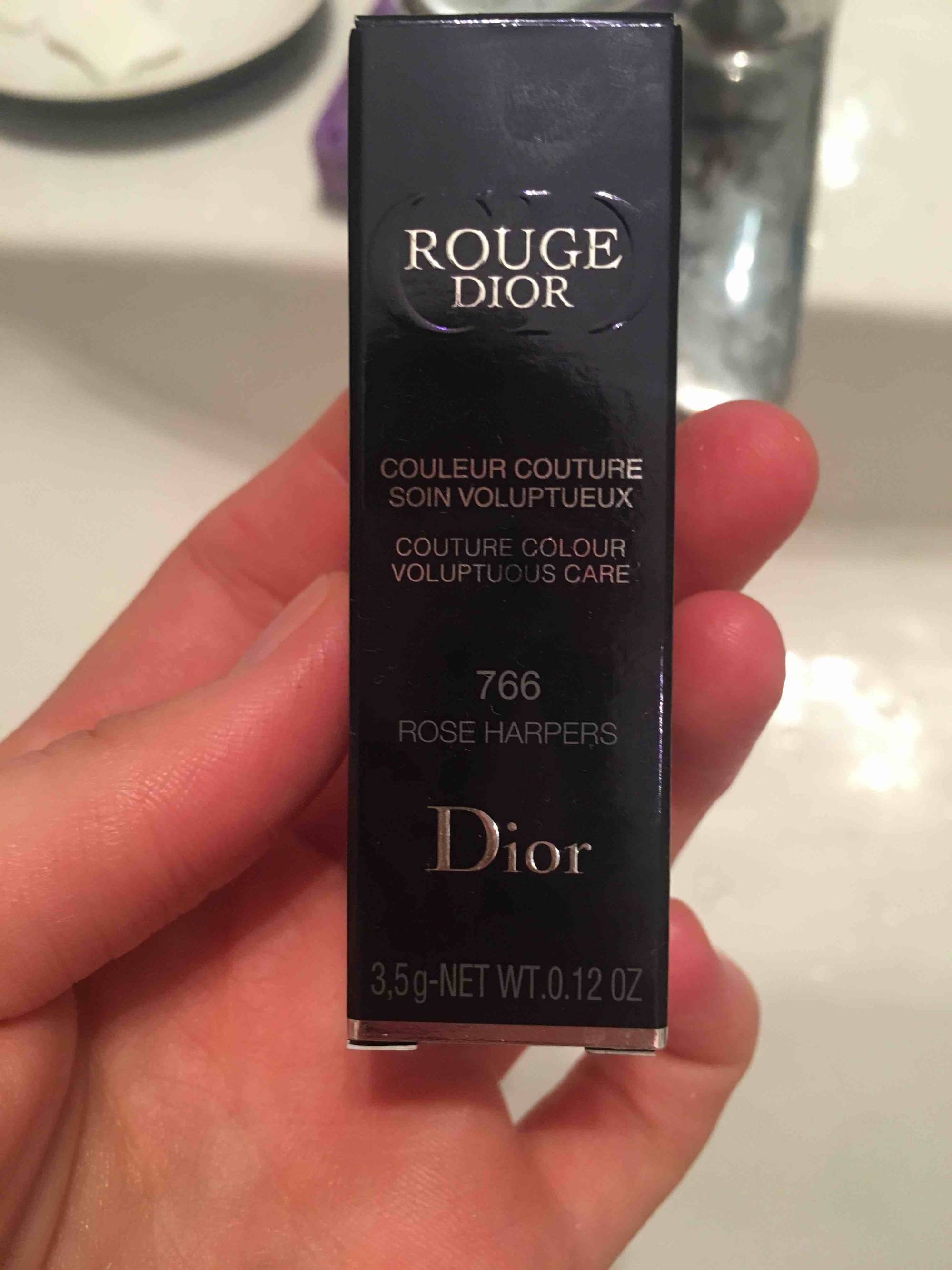 DIOR - Rouge dior - Couleur couture soin voluptueux 766 Rose harpers