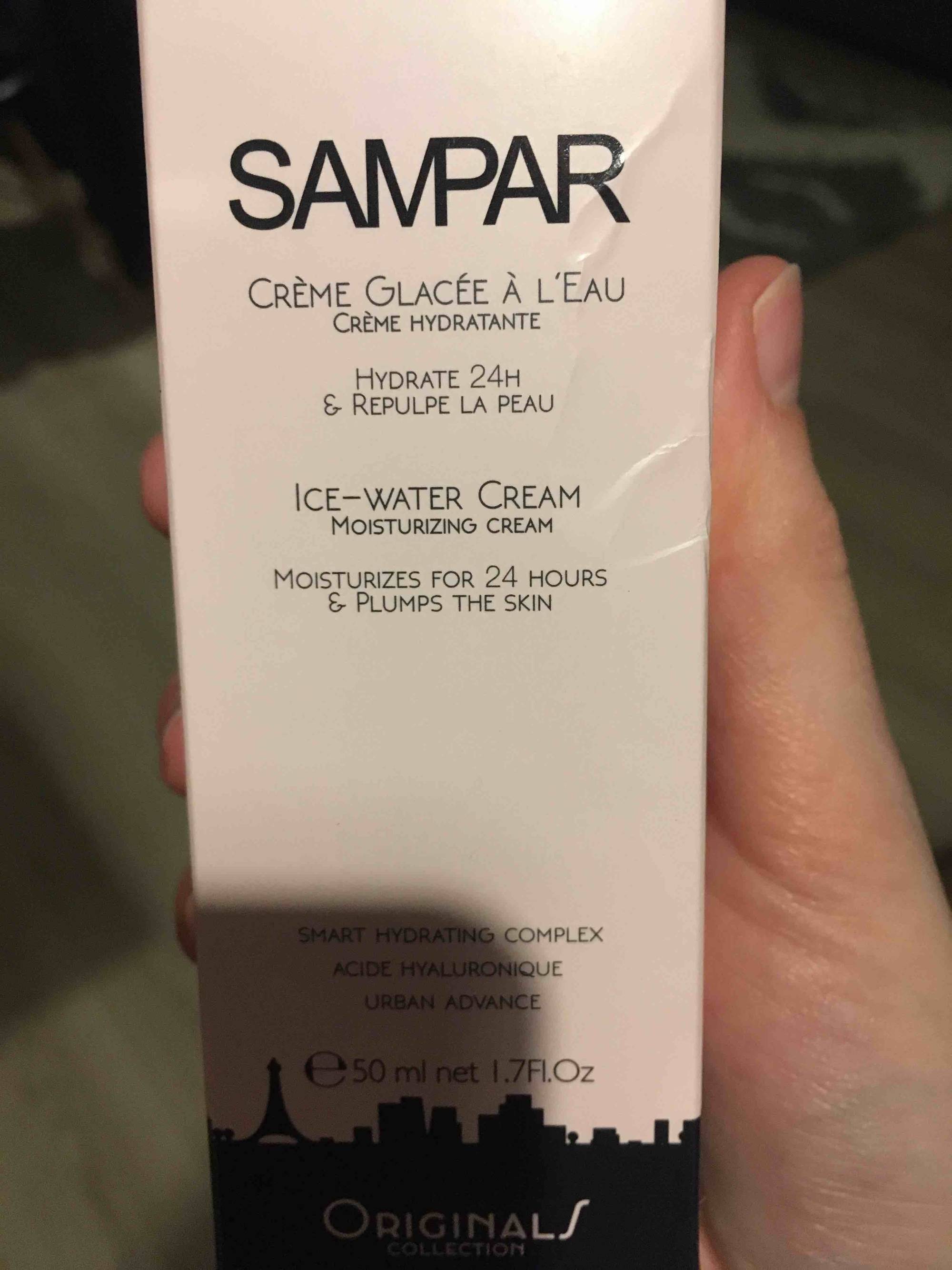 SAMPAR - Crème glacée à l'eau - Crème hydratante