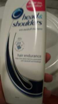 HEAD & SHOULDERS - Hair endurance - Shampooing