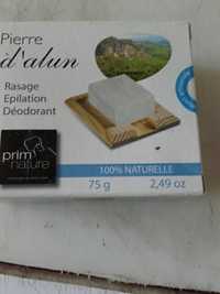 PRIM'NATURE - Pierre d'alun - Rasage, épilation, déodorant