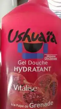 USHUAÏA - Gel douche hydratant vitalise à la pulpe de grenade