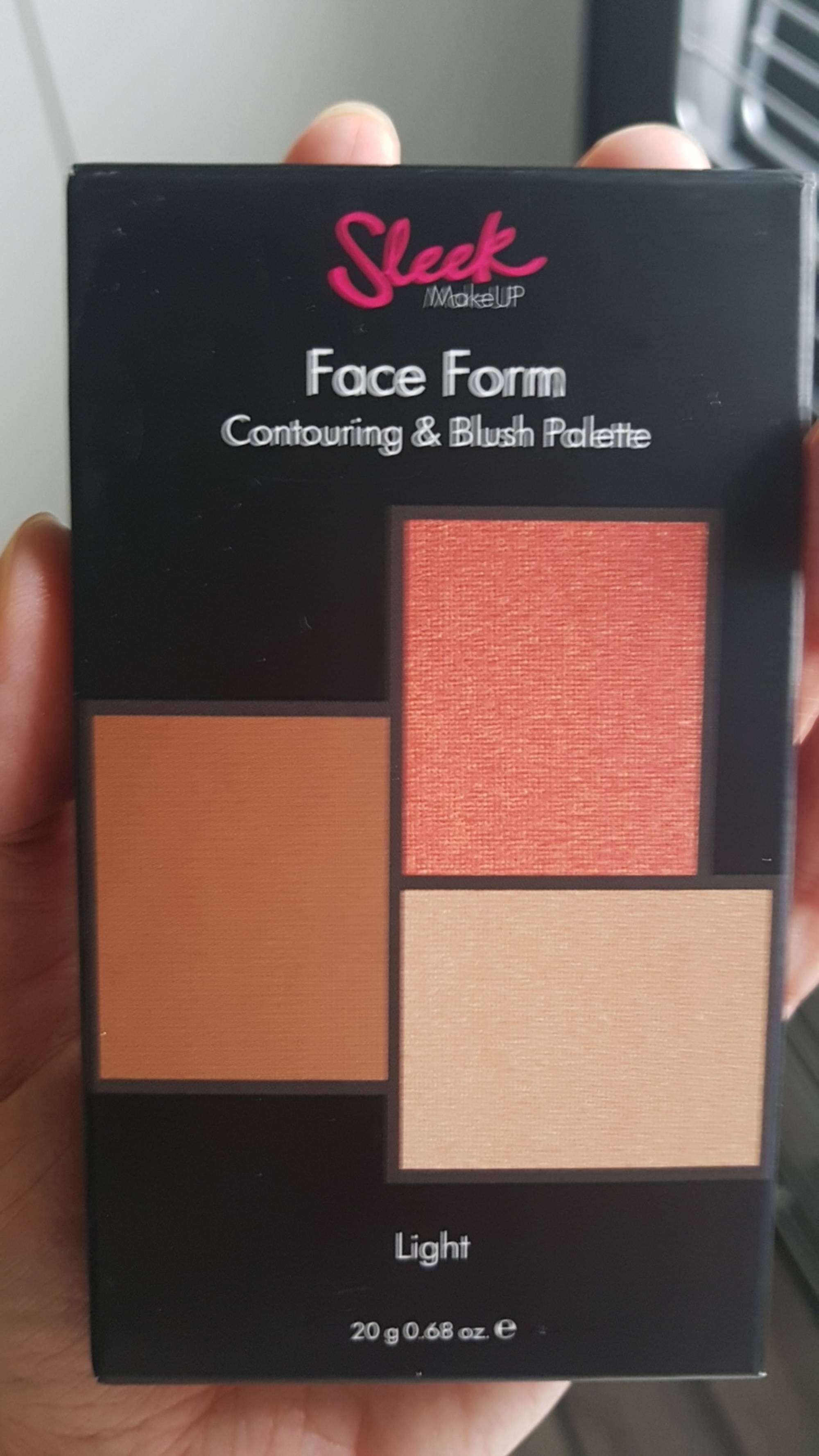 SLEEK MAKEUP - Face form - Contouring & blush palette - Light