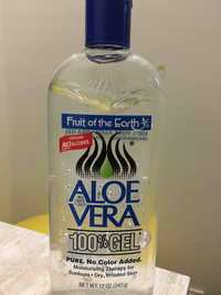 FRUIT OF THE EARTH - Aloe vera gel - Moisturizing therapy for sunburn