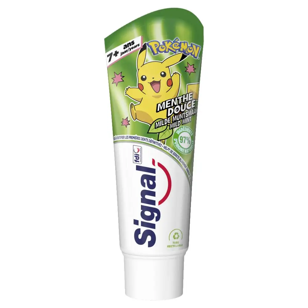 SIGNAL - Signal Dentifrice Enfants 7+ Ans Menthe Pokémon 75ml