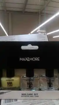 MAX & MORE - Nailcare set - Intensive nail care