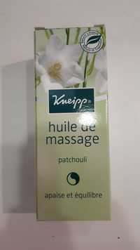 KNEIPP - Patchouli - Huile de massage