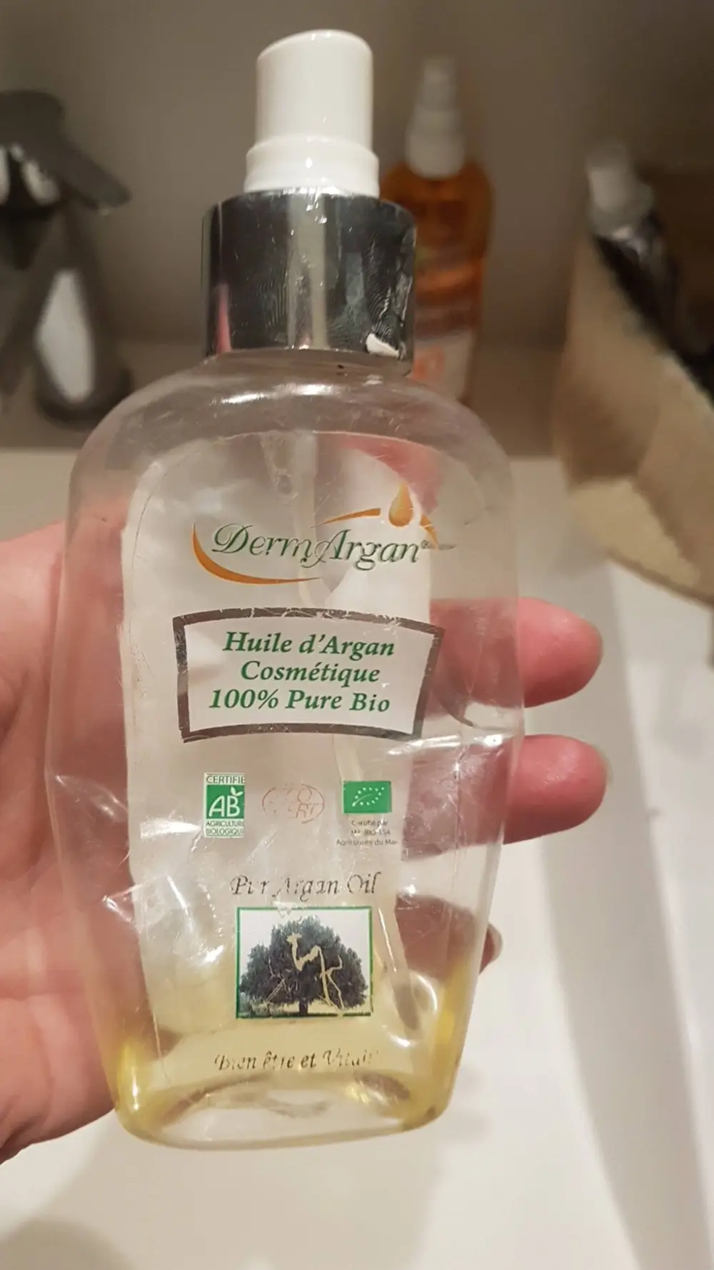 DERMARGAN - Huile d'argan cosmétique 100% pure bio