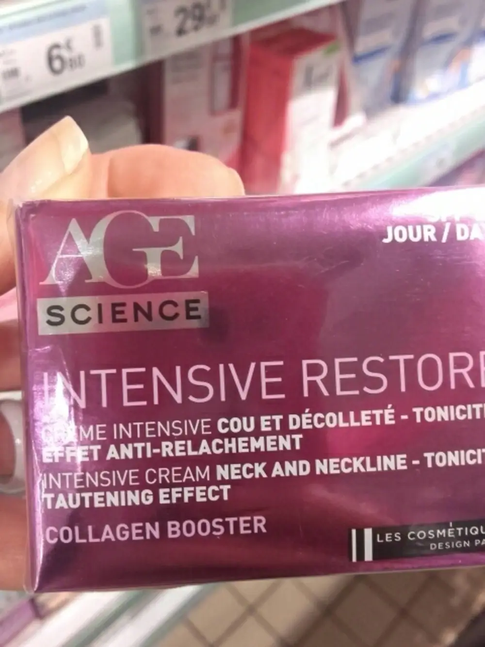 LES COSMÉTIQUES DESIGN PARIS - Age science intensive restore - Crème jour