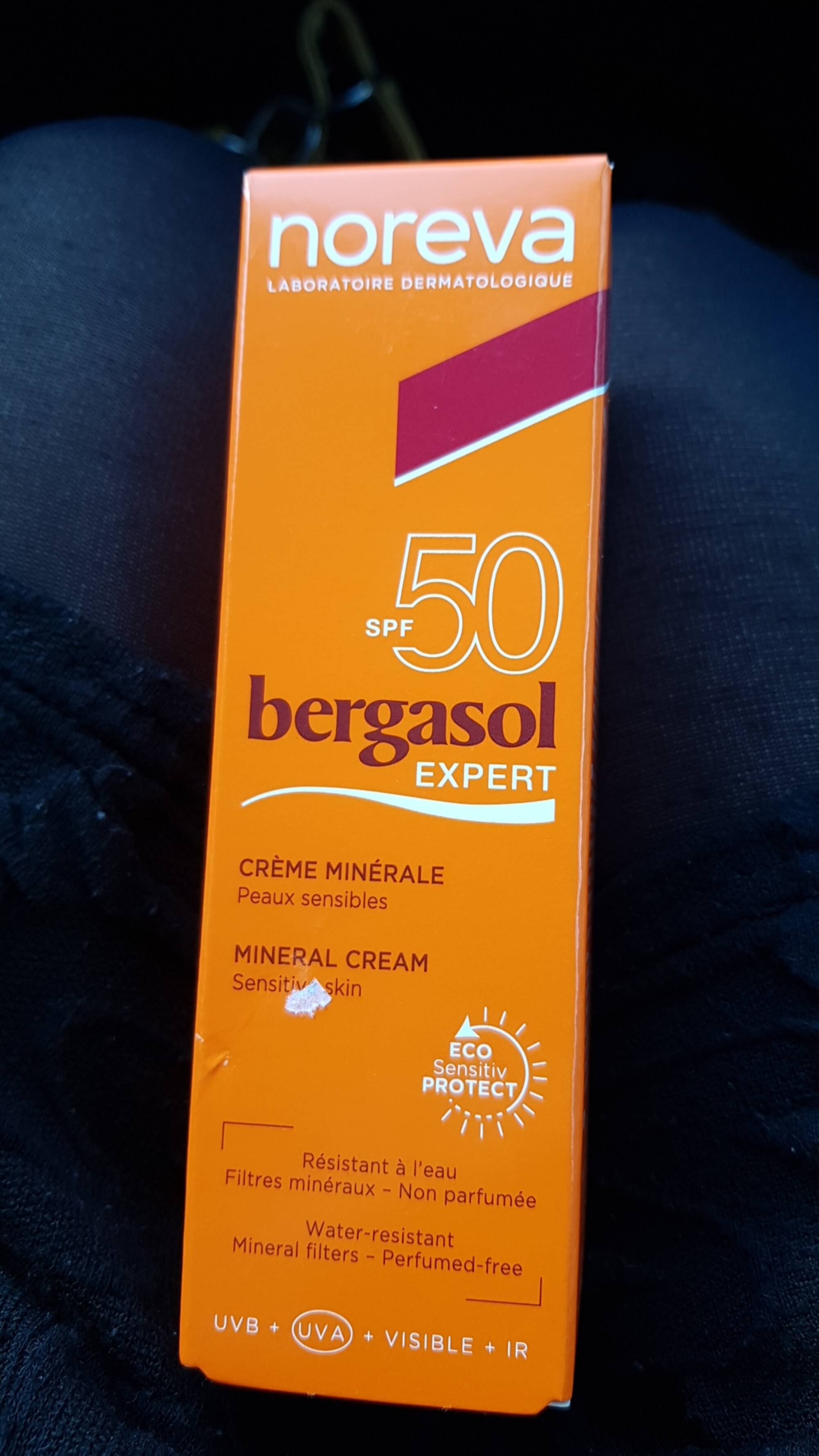 NOREVA - Bergasol expert - Crème minérale SPF 50 