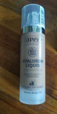 LAVERA - Hyaluron liquid - Foundation 04 Honey beige 